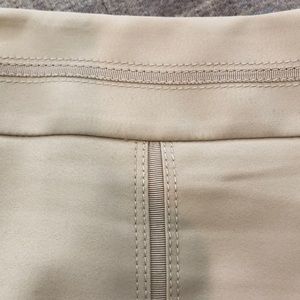 WHBM cream skirt with sophisticated detailing.